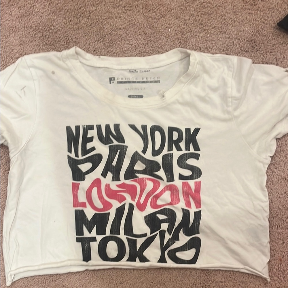 Prince Peter Collection White Graphic Tee